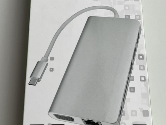 Biltema USB Type C hub with 8 ports