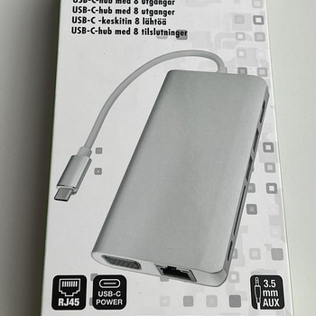 Biltema USB Type C hub with 8 ports