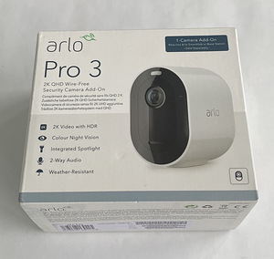 NETGEAR Arlo Pro 3  2K QHD Wire-Free Security Camera Add-On (1 foto / 4)