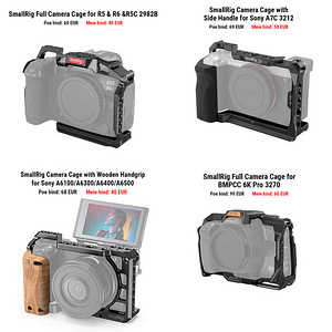 Foto Video UUED tarvikud SMALLRIG, SONY, CANON, NIKON, BMPCC (6 foto / 7)