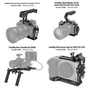 Foto Video UUED tarvikud SMALLRIG, SONY, CANON, NIKON, BMPCC (2 foto / 7)