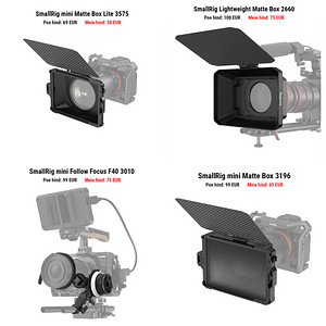 Foto Video UUED tarvikud SMALLRIG, SONY, CANON, NIKON, BMPCC (3 foto / 7)