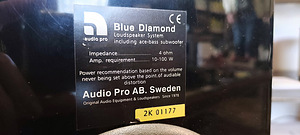 Võimsad audiofiili kõlarid Audio Pro Blue Diamond 1. Ver (7 foto / 9)