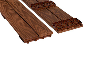 Термообработанные доски для террасы Thermory QuickDeck (3 фото из 3)