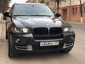 BMW X5 E70 - Uzlikas (skropstas) uz priekšējiem lukturiem (5 foto no 6)