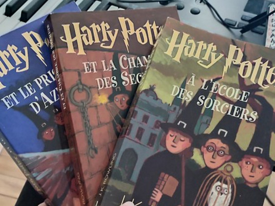 Книги о Гарри Поттере на французском 1,2,3 части