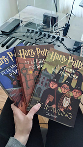 Harry Potteri raamatud prantsuse keeles 1,2,3 osad (1 foto / 3)