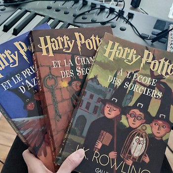 Книги о Гарри Поттере на французском 1,2,3 части