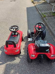 Müüa korralikud laste pedaaltraktor ja isteauto, tõukeauto (4 foto / 4)