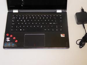 Нотубук Lenovo Yoga 510-14AST + зарядка (4 фото из 5)