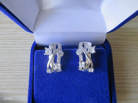 Новые Серебрянные серьги 925