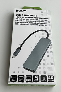 Biltema USB Type C hub with HDMI, SD, Micro SD and USB-A (1 фото из 3)