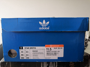 Adidas stan smith valged tossud - suurus 46, uued (2 foto / 3)