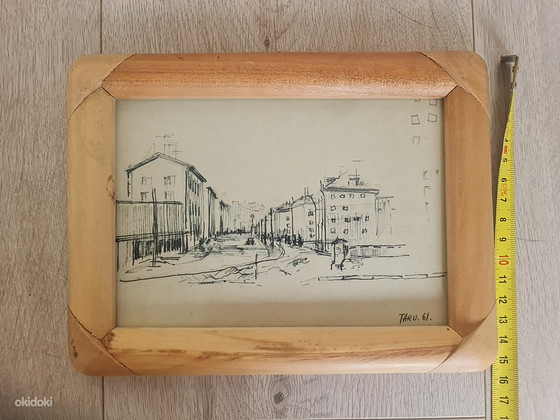 Карлик. Графика. 1961. Эстонский художник.