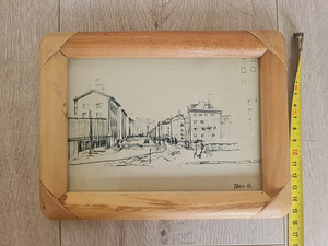 Карлик. Графика. 1961. Эстонский художник. (1 фото из 3)