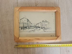 Карлик. Графика. 1961. Эстонский художник. (2 фото из 3)