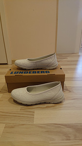 НОВЫЕ! Кожаные балетки Lundeberg 37 (1 фото из 3)