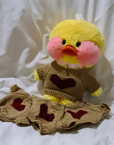 Riided Duck LaLafanfan 30cm kampsun, kleit, komplektid (4 foto / 10)