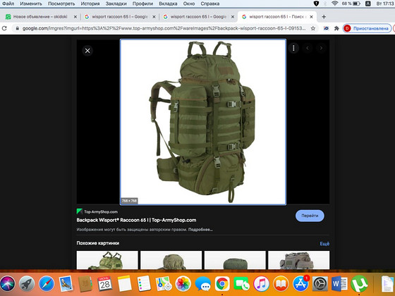 Seljakott Raccoon 65 l Poola firma Wisport