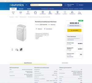 Portatiivne konditsioneer Electrolux EACM-12CG/N6 (3 foto / 3)