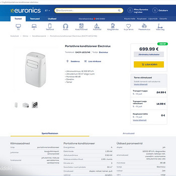 Мобильный кондиционер Electrolux EACM-12CG/N6