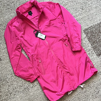 Uus Armani Exchange roosa vihmamantel, suurus XS