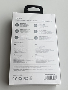 Havit TW925 TWS Black (2 foto / 3)