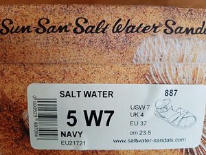 Новые сандалии Salt Water (5 фото из 5)