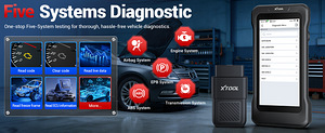 Тестер протектора,давления шинах,XTOOL TP300,TPMS, тормозной (8 фото из 10)