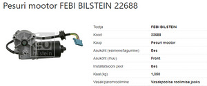 Pesuri mootor FEBI BILSTEIN A202 820 23 08 (3 foto / 3)