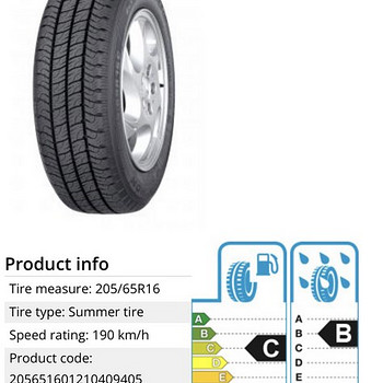 Продам летние шины Goodyear Cargo Marathon, 2 шт.