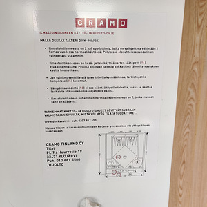 Soojustagastusega ventilatsiooni seade DIVK-900/OK (7 foto / 9)