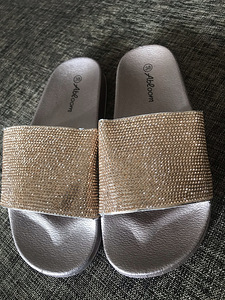 Kivikestega Rose Gold Plätud (uued) S38 (2 foto / 7)