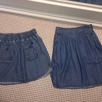 Летние джинсовые юбки Henri Lloyd M и Zara XS