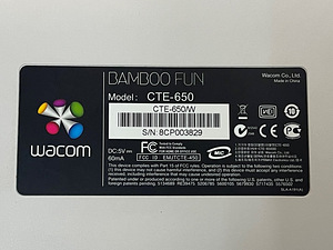 Графический Планшет Bamboo Fun CTE-650 + Карандаш + USB (4 фото из 6)