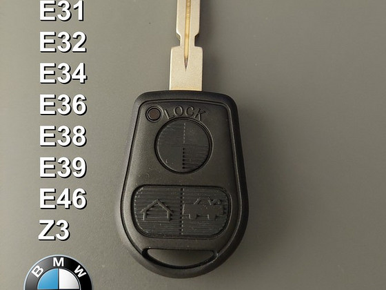 Заготовка ключа BMW HU58 - подходит для E31/E32/E34/E36/E38/