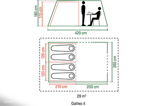 Coleman Galileo 4 (2 foto / 3)