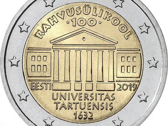 2 euro Universitas Tartuensis
