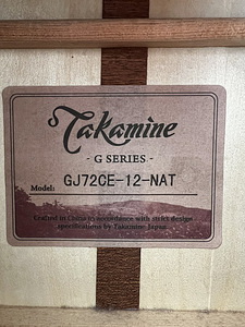 TAKAMINE 12 keelne elektroakustiline kitarr (5 foto / 5)