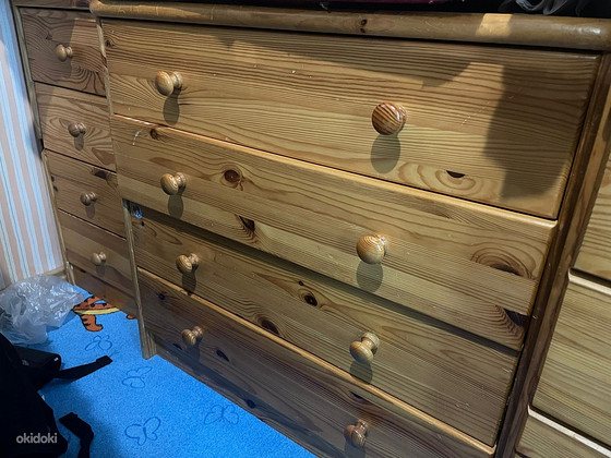 Solid wood drawer 3 unit