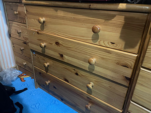 Solid wood drawer 3 unit (1 foto / 3)