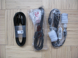 Кабели - DP; DVI и VGA - 3шт. (2 фото из 5)