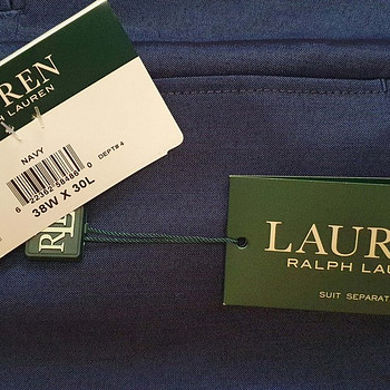 Голубые брюки от Ralph Lauren. Новый. Размер 38Ш x 30Д
