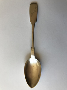 Lusikas, hõbe 875, 16,5 cm, 23g, aasta 24.XII.1935 (1 foto / 5)
