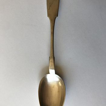 Ложка, серебро 875, 16.5 см, 23г, год 24.XII.1935