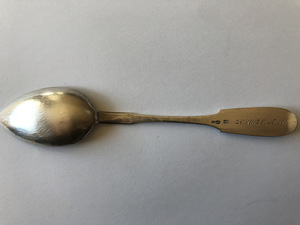 Lusikas, hõbe 875, 16,5 cm, 23g, aasta 24.XII.1935 (4 foto / 5)