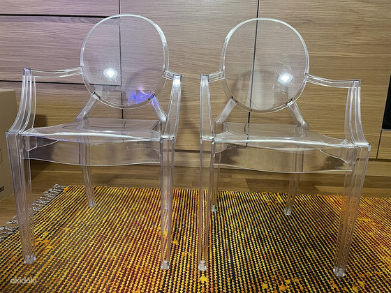 Kartell Lou Lou Ghost детские стулья 2 шт.