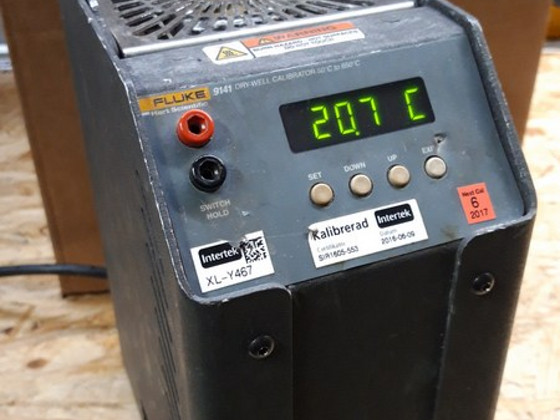 Fluke 9141 Dry-Well Calibrator 50 – 650*C