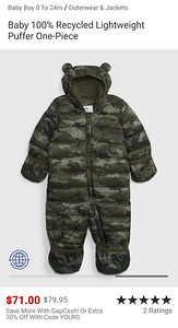 GAP комбинезон 0-6 (6 фото из 6)