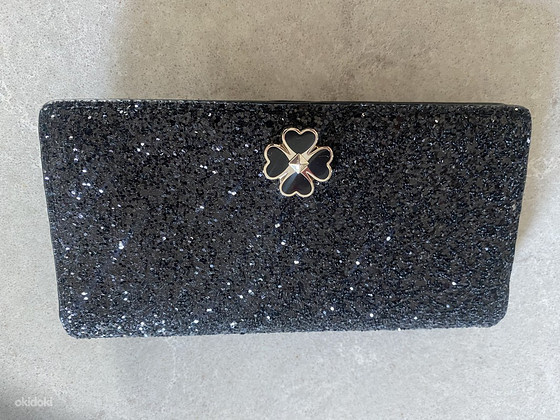 Новый! Праздничная сумочка Kate Spade, черный блеск